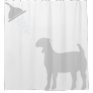 Rideaux De Douche Garer Chèvre Ombre Silhouette Ombres Buddies