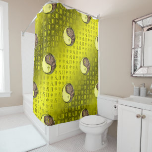 Rideaux De Douche Gémeaux & Singe de Terre