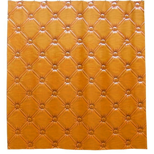 Rideaux De Douche Genuine brown leather upholstery. (Devant)