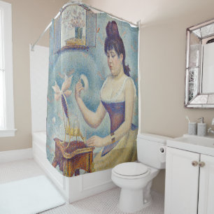 Rideaux De Douche Georges Seurat - Jeune Femme se Poudrant