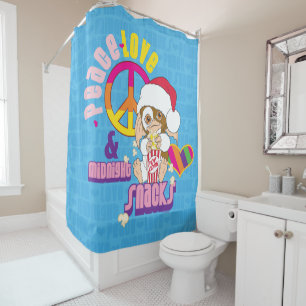 Rideaux De Douche Gizmo   Peace Love & Midnight Snacks