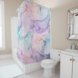 Rideaux De Douche Glam Imaginaire épais moelleux Ethereal Pastel
