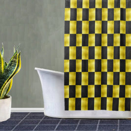 Rideaux De Douche Gold-Paneled-Black-IV