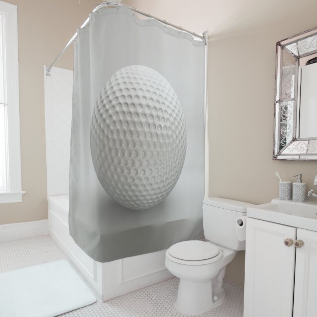 Rideaux De Douche Golf Ball Sport (En situation)