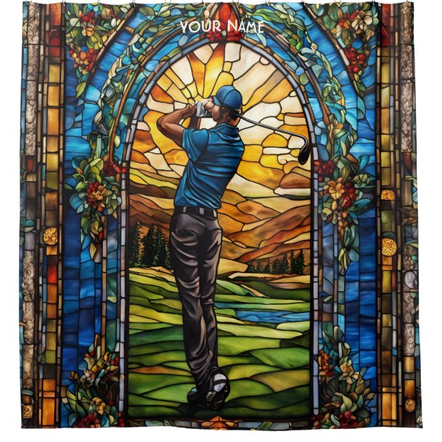 Rideaux De Douche Golf en verre doux Imaginaire (Devant)