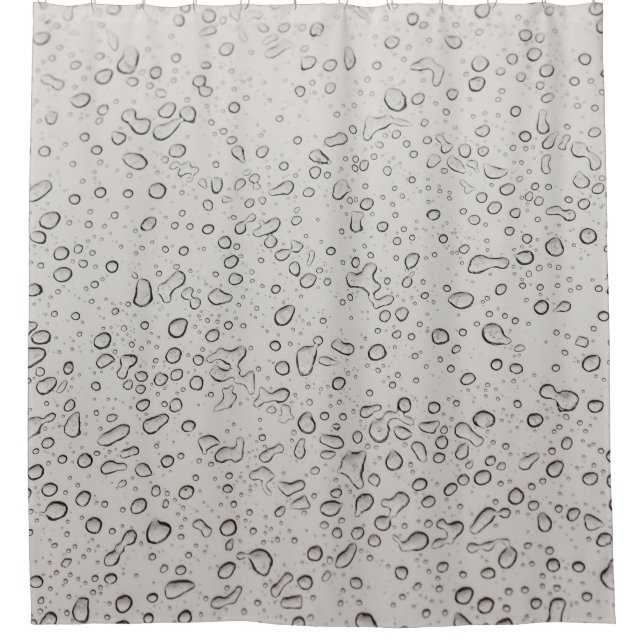 Rideaux De Douche gouttelettes d'eau (Devant)
