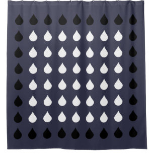 Rideaux De Douche gouttes de pluie