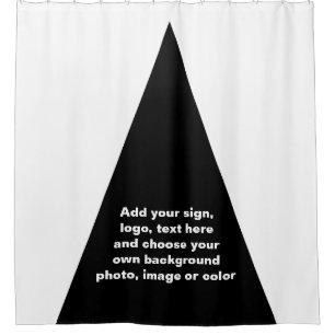 Rideaux De Douche GRAND TRIANGLE noir + vos idées