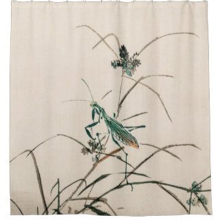 Rideaux De Douche Grasshopper par Kōno Bairei