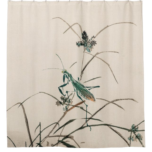 Rideaux De Douche Grasshopper par Kōno Bairei (Devant)