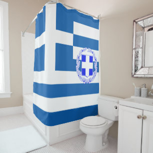 Rideaux De Douche Greek flag