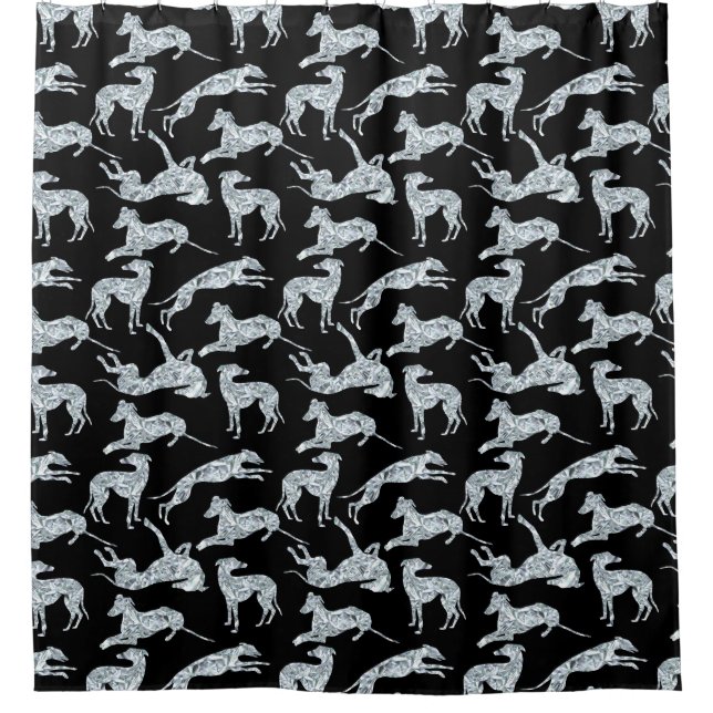 Rideaux De Douche Greyt Diamond Greyhounds (Devant)