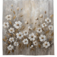 Gris Neutre Or Taupe Floral