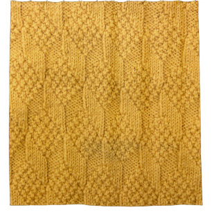 Rideaux De Douche Gros plan du motif du tricot.