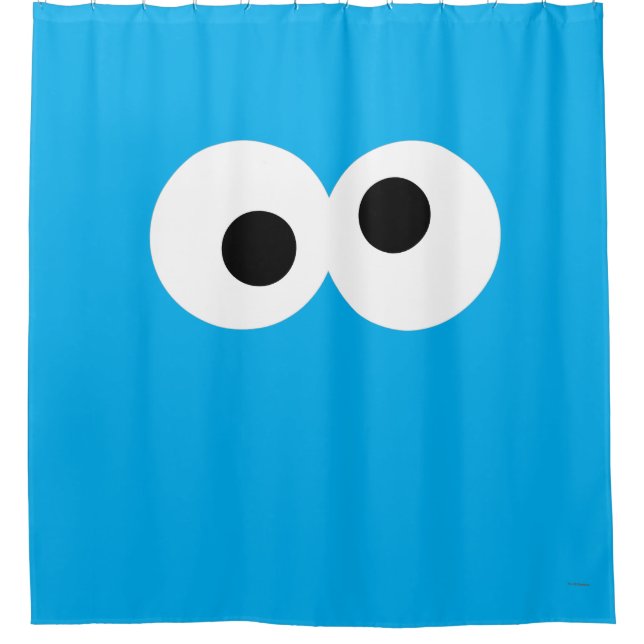 Rideaux De Douche Gros visage de Cookies Monster (Devant)