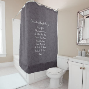 Rideaux De Douche Guardian Angel Prayer