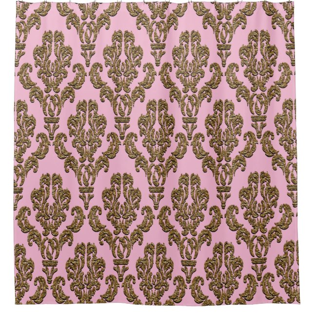Rideaux De Douche Guildhall Jaspian Ultra Chic Damask (Devant)