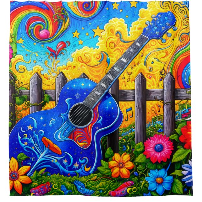 Rideaux De Douche Guitare (Devant)