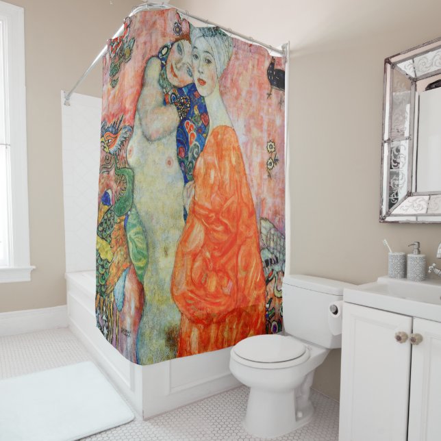 Rideaux De Douche Gustav Klimt - Femmes amis (En situation)
