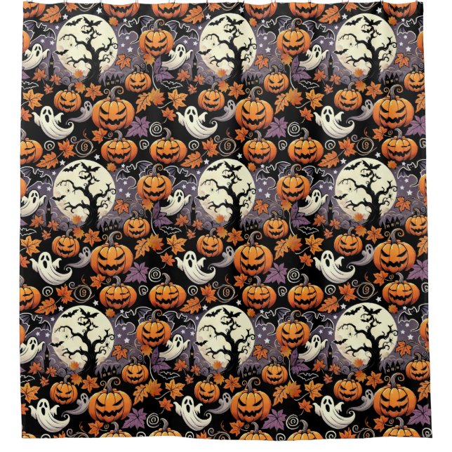 Rideaux De Douche Halloween/Automne/Automne (Devant)