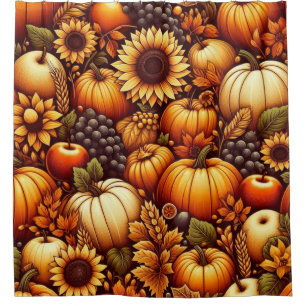 Rideaux De Douche Halloween/Automne/Automne/citrouille