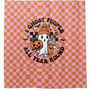 Rideaux De Douche Halloween Candy mignonne Fantôme drôle