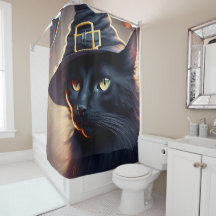 Halloween de chat noir