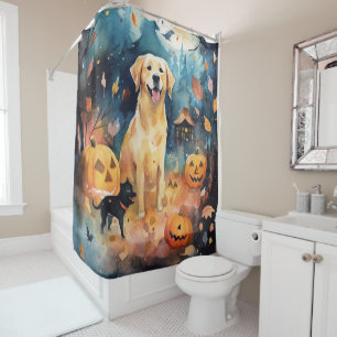 Rideaux De Douche Halloween Lappund Finlandais Avec Peur Citrouille