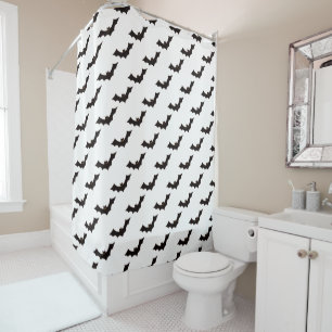Rideaux De Douche Halloween, Motif De Chauves-Fours, Trick Ou Treat,
