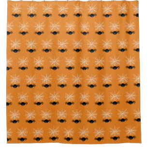 Rideaux De Douche Halloween Spider Web