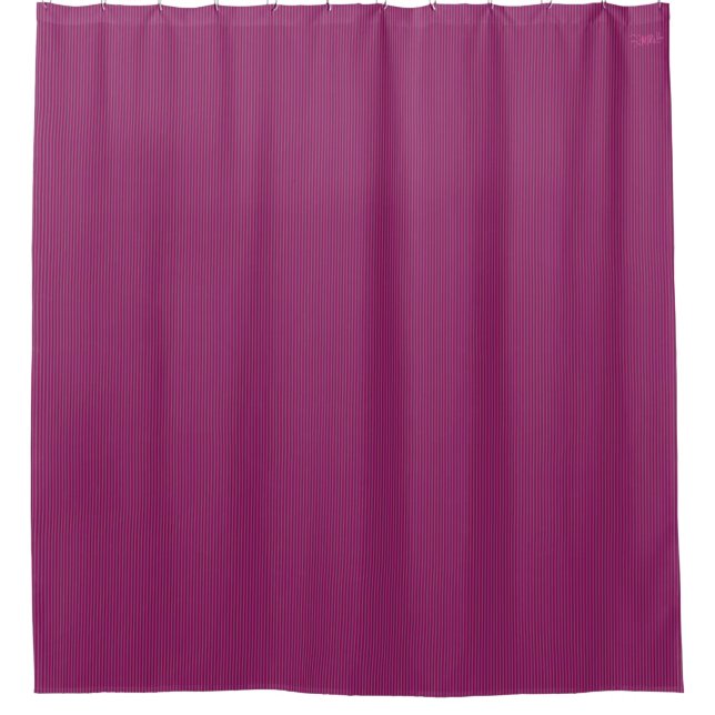 Rideaux De Douche HAMbyWG Bande fine framboise (Devant)