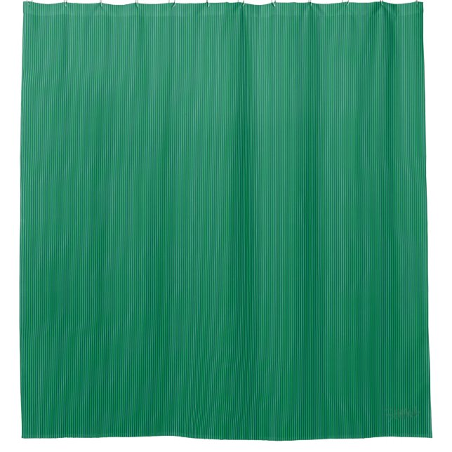 Rideaux De Douche HAMbyWG Kelly Green Fine Stripe (Devant)