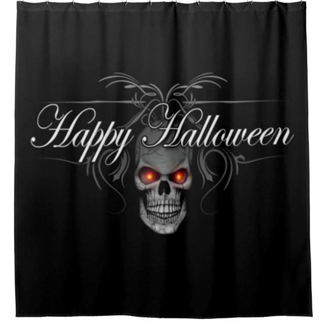 Rideaux De Douche Happy Halloween Evil Crull (Devant)