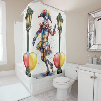 Rideaux De Douche Harlequin vintage