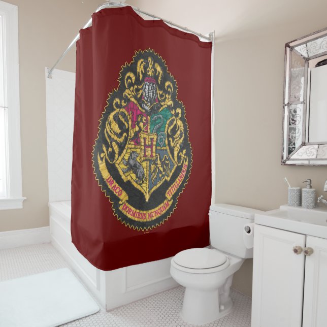 Rideaux De Douche Harry Potter | CIMIER DE POUDLARD (En situation)