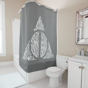 Rideaux De Douche Harry Potter Spell HAUTEUR DE MORT Graphique 2