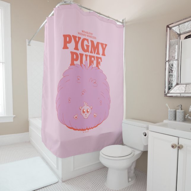 Rideaux De Douche HARRY POTTER™ | Weasley's Wizard Pygmy Puff (En situation)