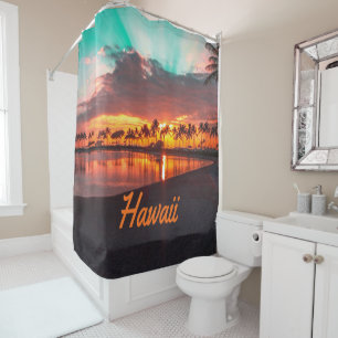 Rideaux De Douche Hawaii Beach Hawaii Îles Hawaii