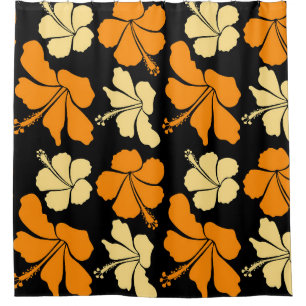 Rideaux De Douche Hawaii tropical naturel floral sans couture motif