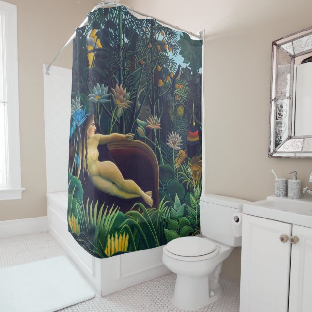Rideaux De Douche Henri Rousseau - Le Rêve / Le Reve (En situation)
