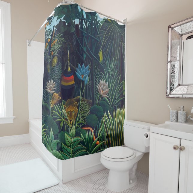 Rideaux De Douche Henri Rousseau - Le Rêve / Le Reve (En situation)