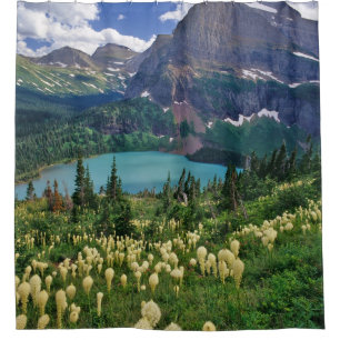 Rideaux De Douche Herbe d'ours au-dessus du lac Grinnell