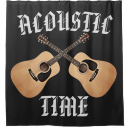 RIDEAUX DE DOUCHE HEURE DE GUITAR
