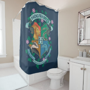 Rideaux De Douche HOGWARTS™ Floral Crest