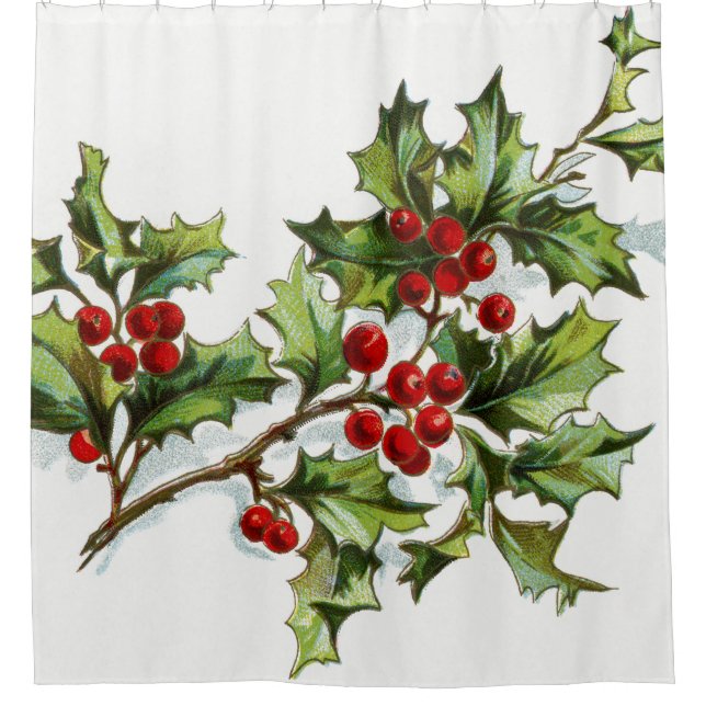 Rideaux De Douche HollyBerries 001 (Devant)