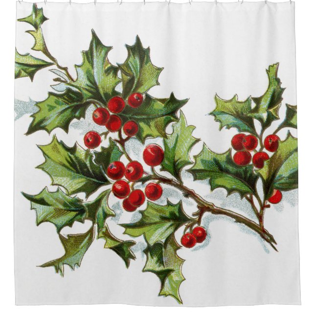 Rideaux De Douche HollyBerries 002 (Devant)