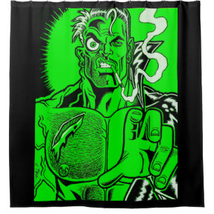 Rideaux De Douche Homme Musclé Mutant