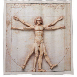 Rideaux De Douche Homme vitruvien par Leonardo Da Vinci