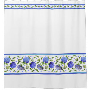 Rideaux De Douche Hortensias bleus
