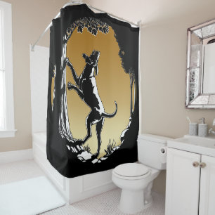 Rideaux De Douche Hound Dog Shower Curtain Dog